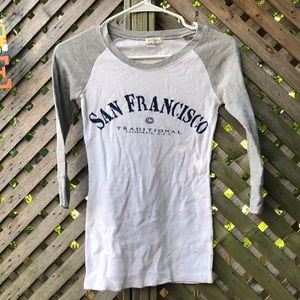 San Francisco 3/4 sleeve graphic tee